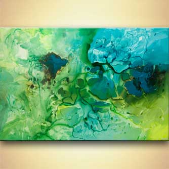 canvas print - The Green Planet