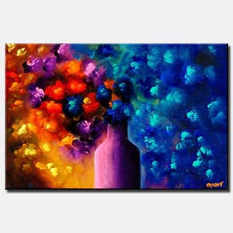Floral painting - Love Without Borders