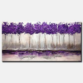 Landscape painting - Purple Summer