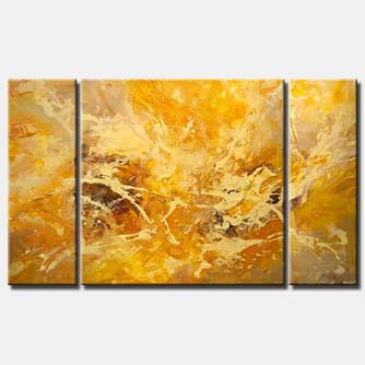 Abstract painting - Solar Warmth