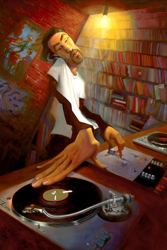 The DJ by Justin Bua