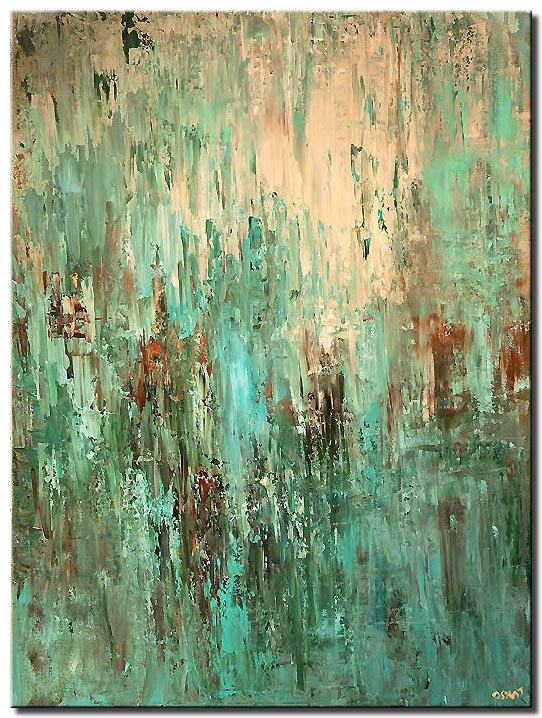 Abstract Painting - Turquoise