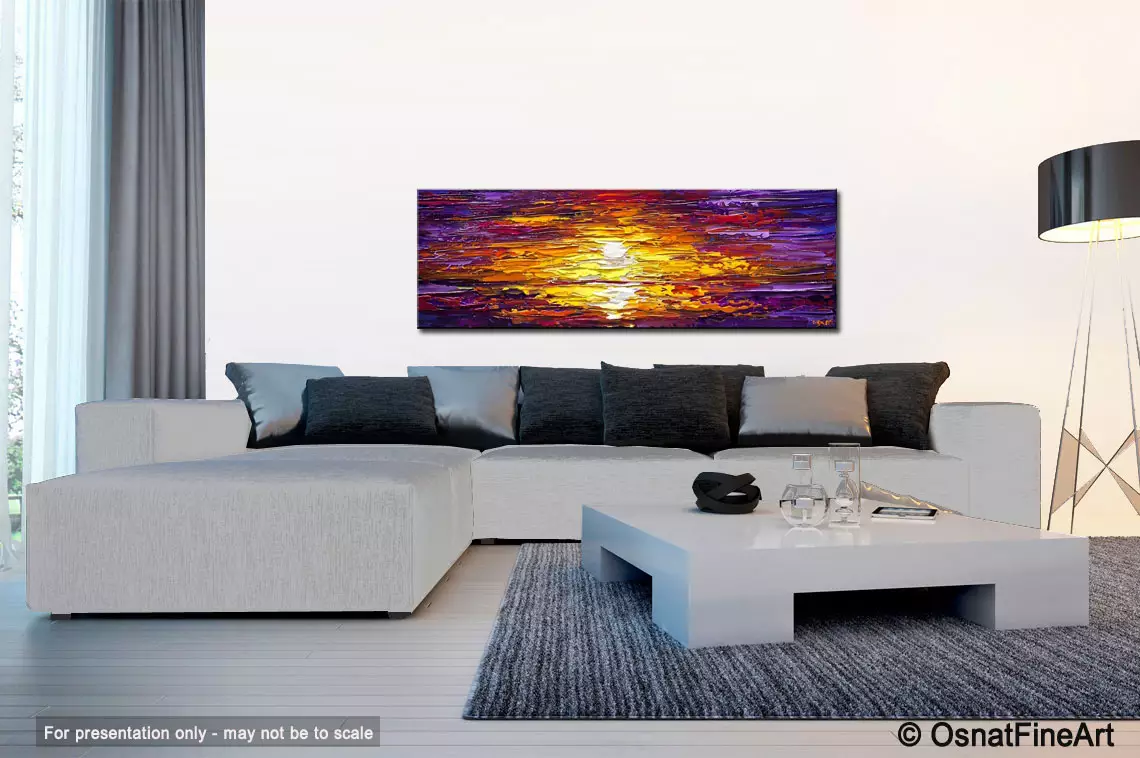 Metuu Modern Canvas Paintings, Texture Palette Knife Landscape Paintin –  Pete's Home Decor & Furnishings