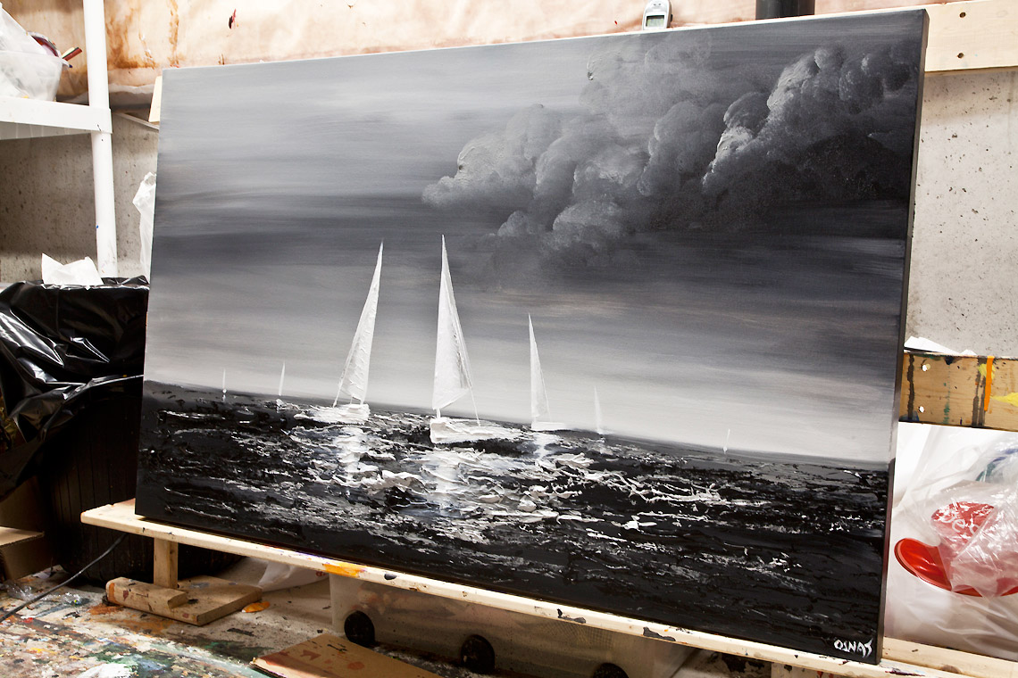 Modern Painting Stormy Sea   Prod 7620 6 