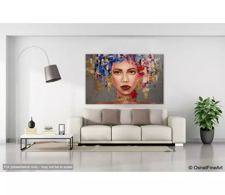 print on canvas - living room 2