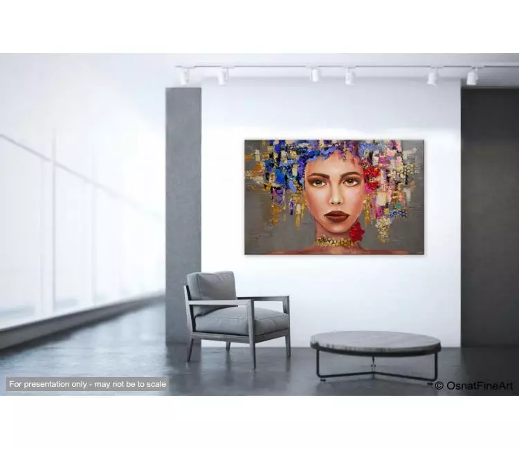 print on canvas - living room 4