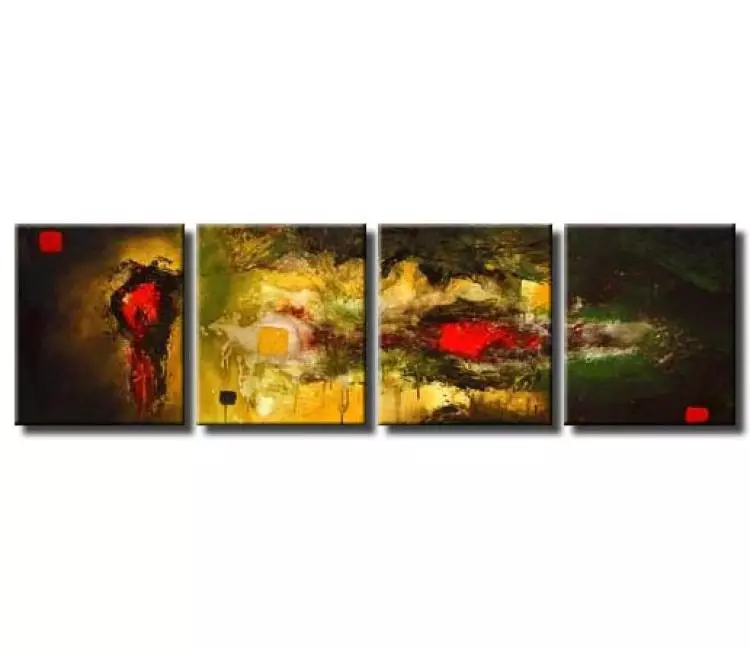 abstract painting - modern multi panel painting