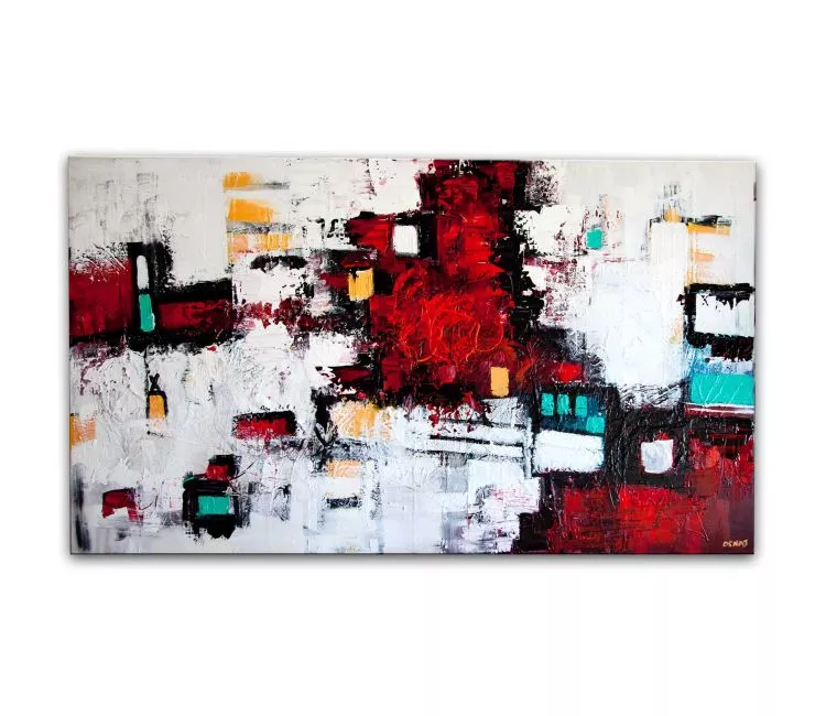 abstract painting - modern abstract painting textured large canvas wall art for living room bedroom