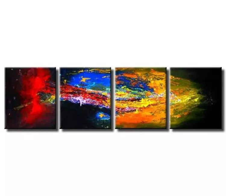 abstract painting - star storm painting