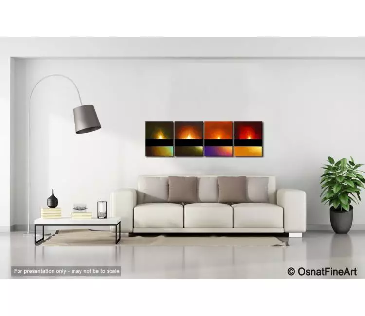 fire painting - living room 3