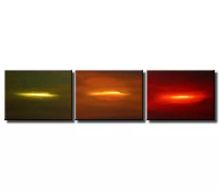 abstract painting - contemporary triptych painting