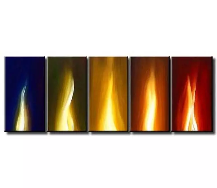 fire painting - Fire abstract painting