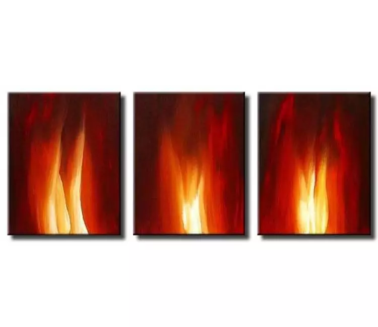 fire painting - paintings of flames