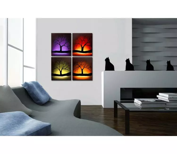 landscape paintings - living room 2