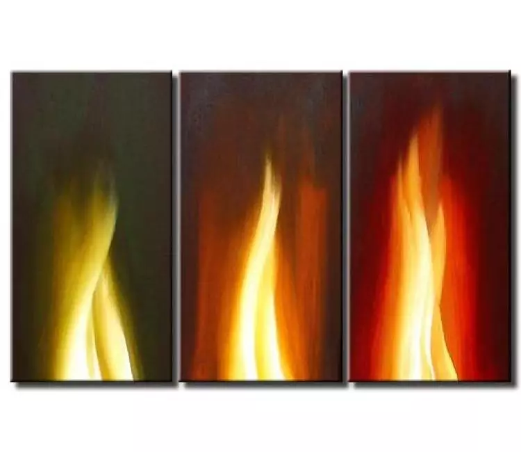 fire painting - painting of flames