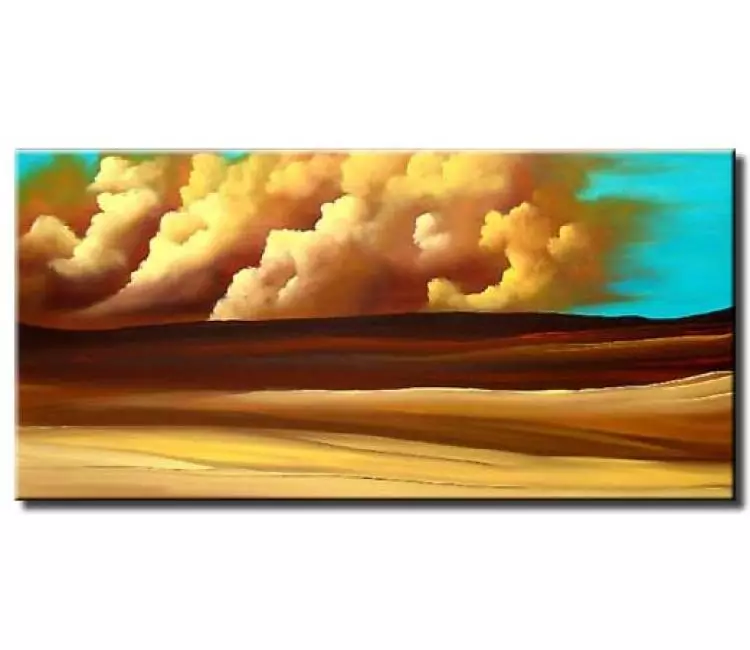 landscape painting - skyscape art on canvas modern original abstract landscape painting