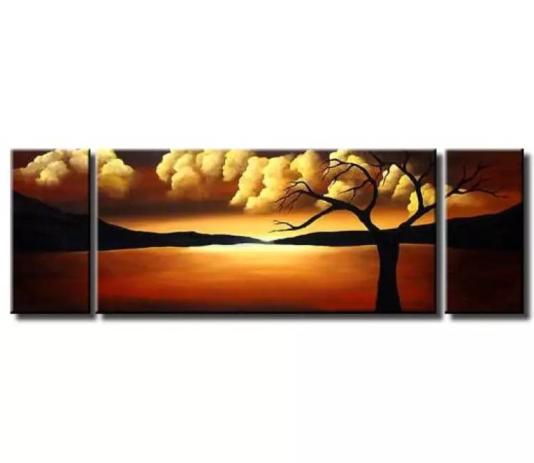 trees painting - heavenly wall art by osnat tzadok