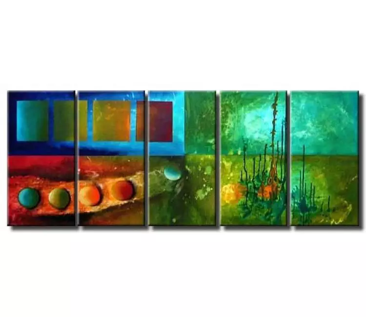 abstract painting - colorful abstract paintings on canvas
