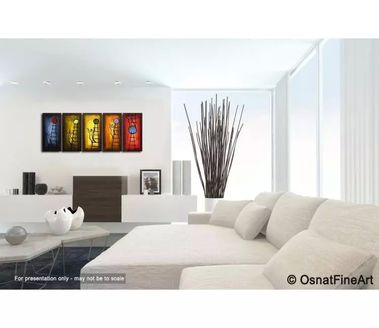 abstract painting - living room 4