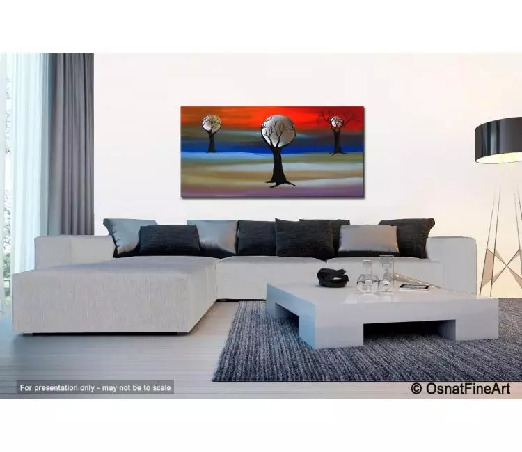 celestial painting - living room 2