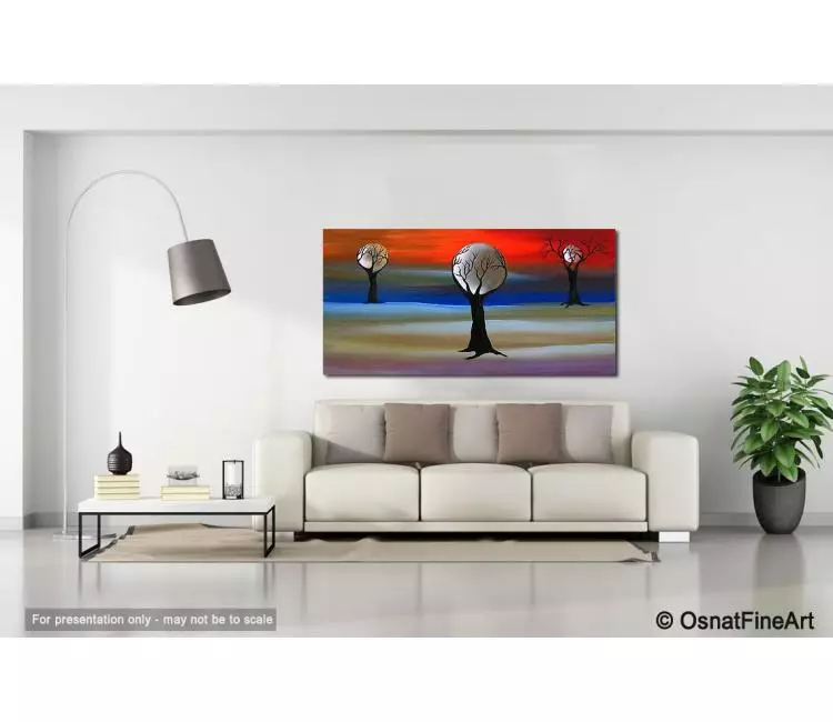 celestial painting - living room 3