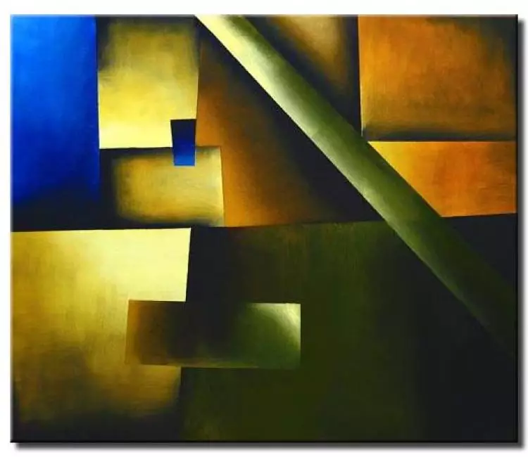 large original contemporary geometric abstract  art  for living room and office