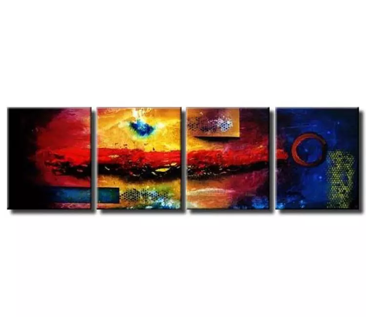 abstract painting - large original modern abstract painting for living room and office colorful contemporary art