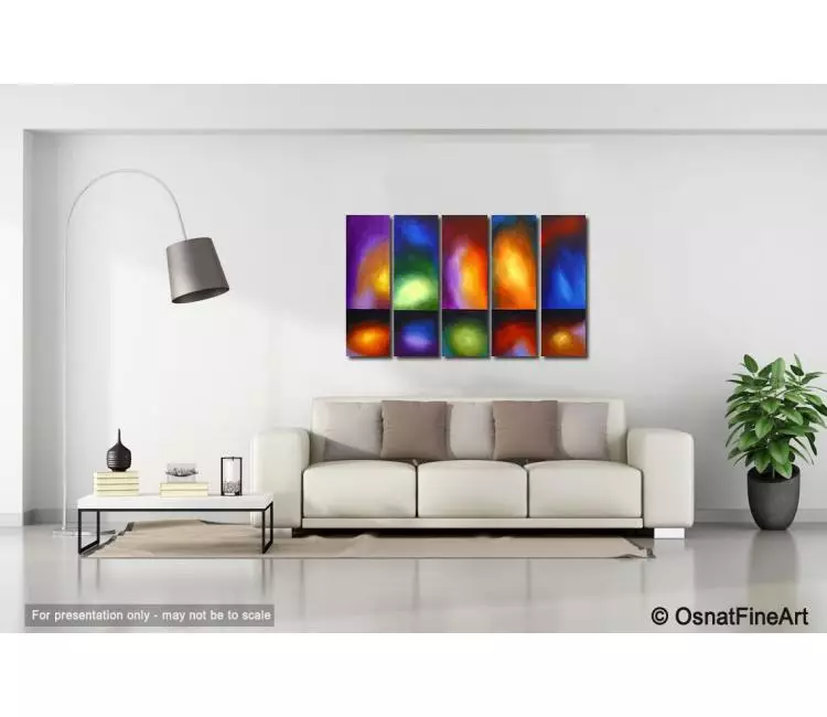 celestial painting - living room 2