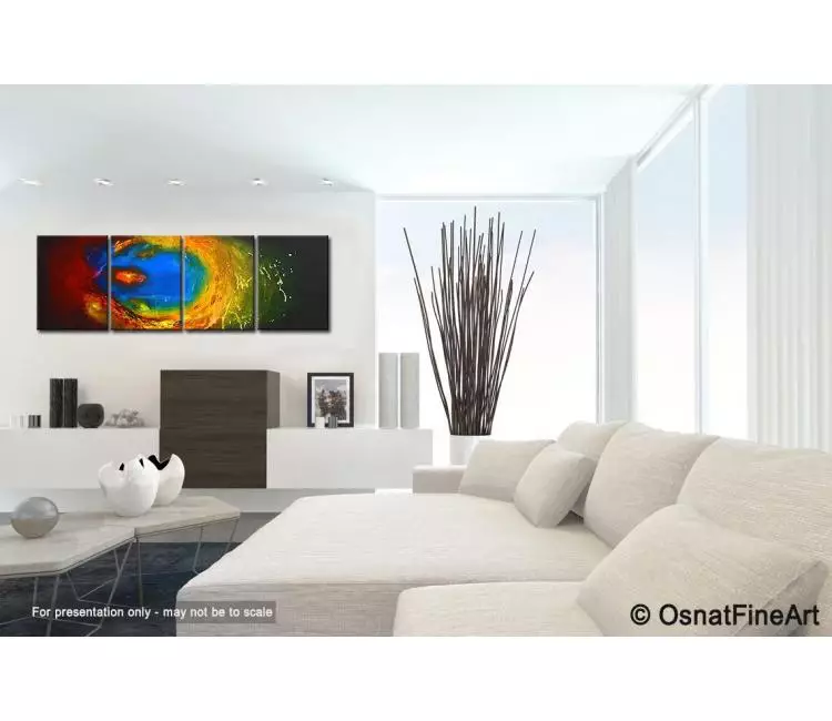 celestial painting - living room 4