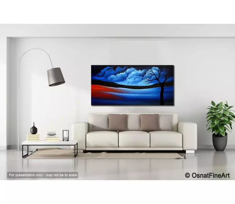 landscape paintings - living room 2