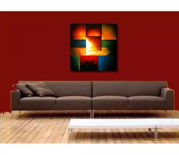 abstract painting - living room 5