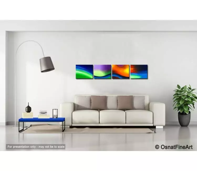 abstract painting - living room 2