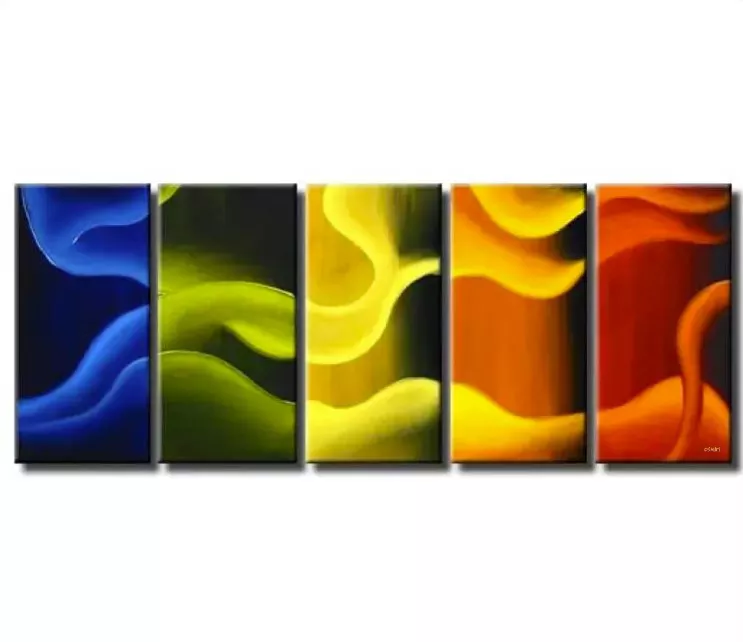 abstract painting - colorful abstract painting