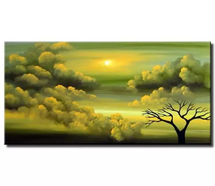 trees painting - art by osnat tzadok