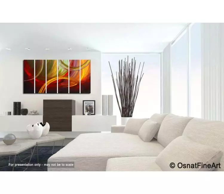 arcs painting - living room 4
