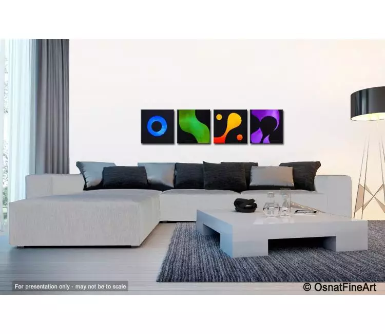 abstract painting - living room 3