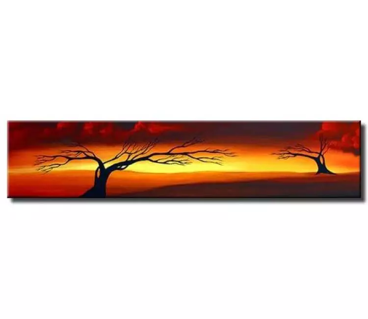 landscape painting - contemporary tree art modern large abstract tree paintings hand painted for living room bedroom office and home dcor