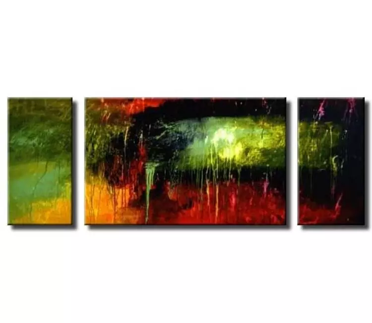 abstract painting - modern GREEN abstract painting