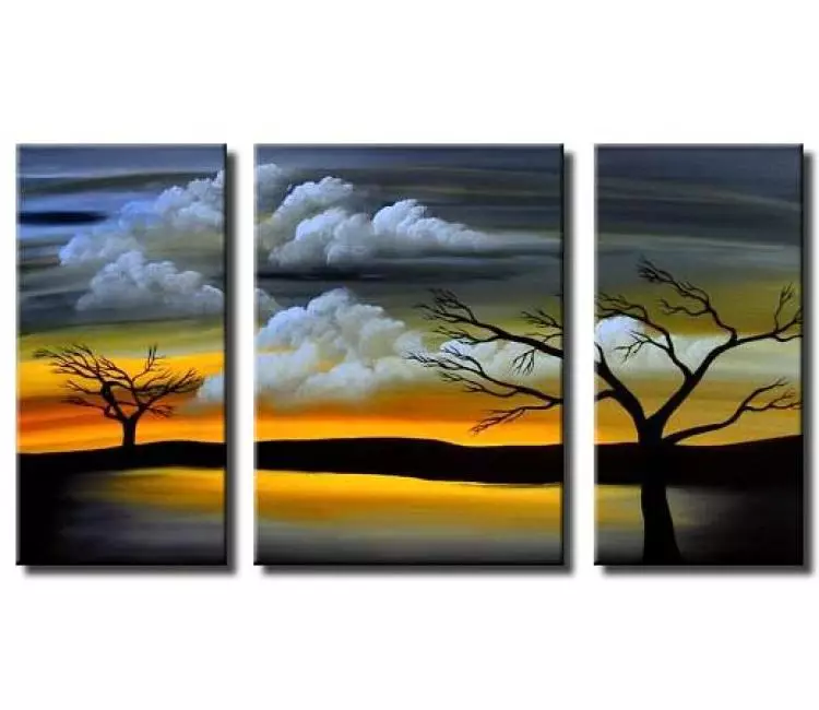 landscape painting - contemporary abstract landscape painting for bedroom living room office and wall decor original contemporary canvas art