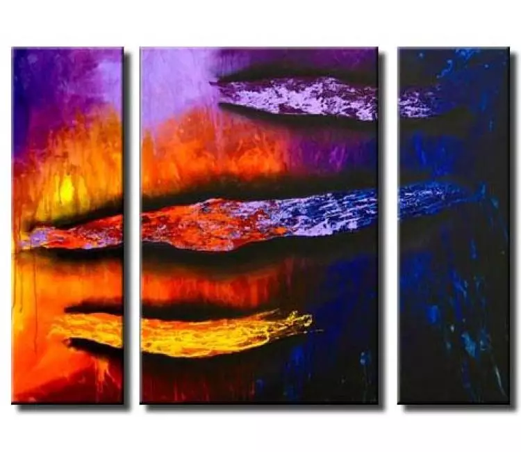 abstract painting - colorful abstract painting modern