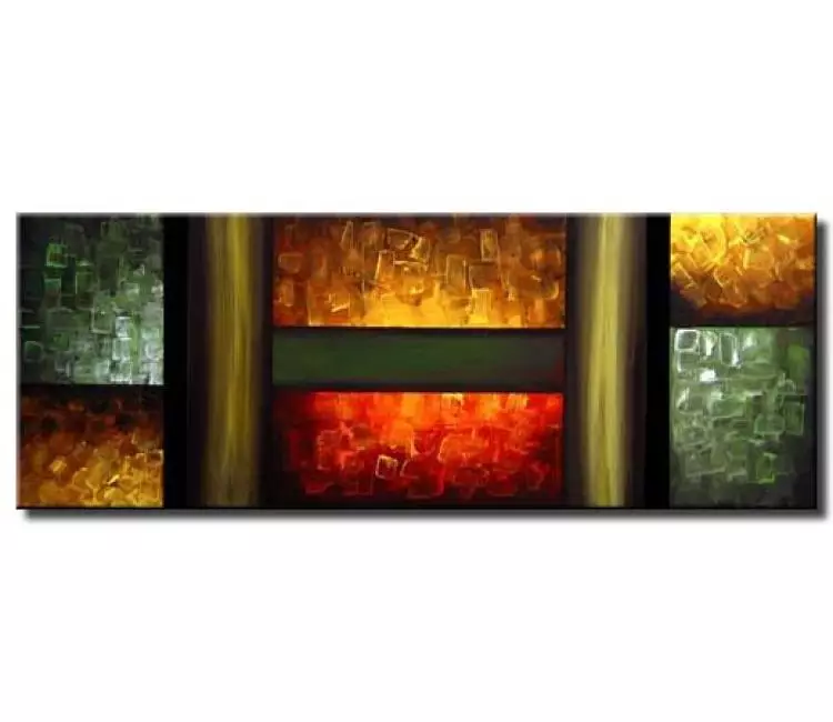 abstract painting - contemporary handmade abstract painting on canvas