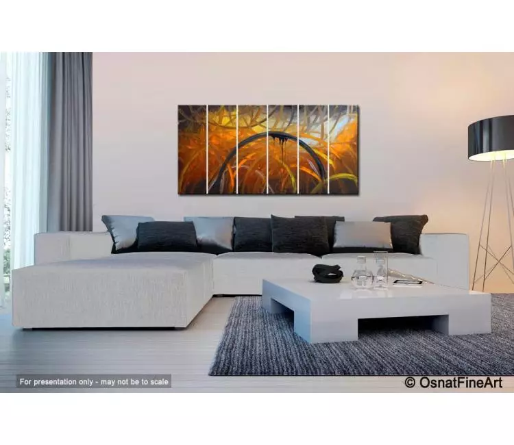 arcs painting - living room 3
