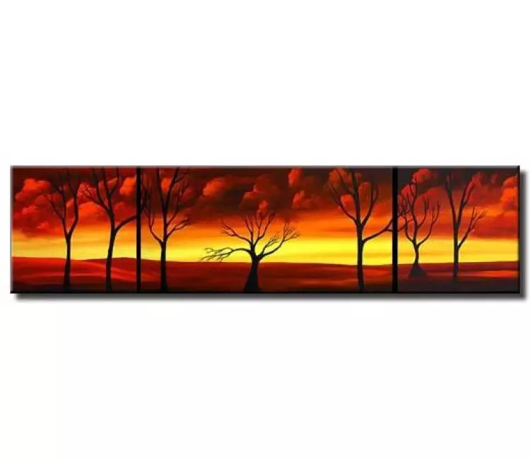 landscape painting - contemporary tree art modern large abstract tree paintings hand painted for living room bedroom office and home dcor