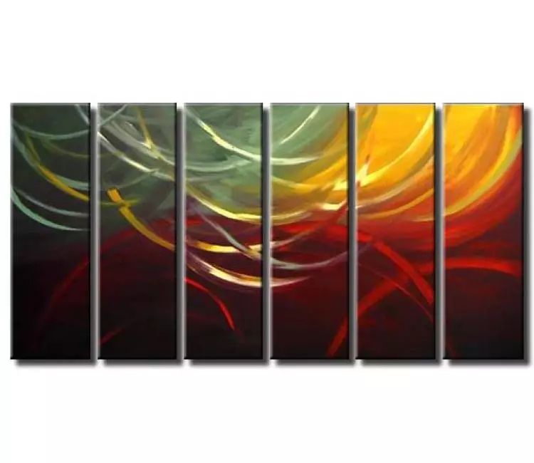 arcs painting - abstract wall art original large abstract painting on canvas contemporary custom abstract art for home decor