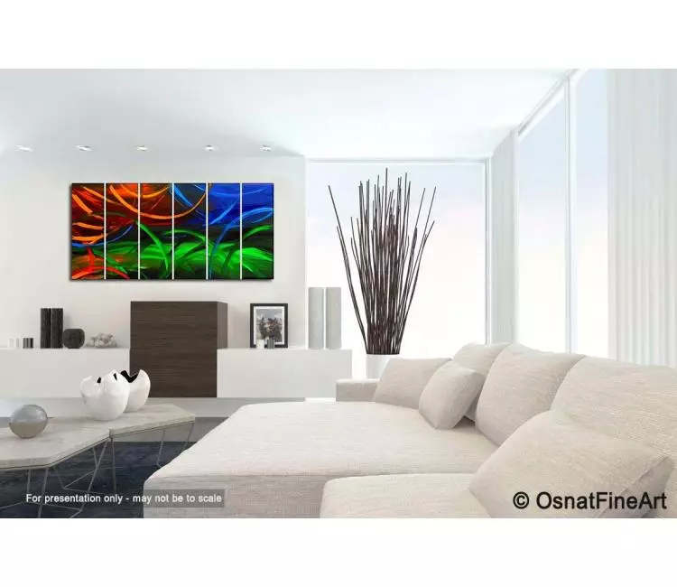 arcs painting - living room 4