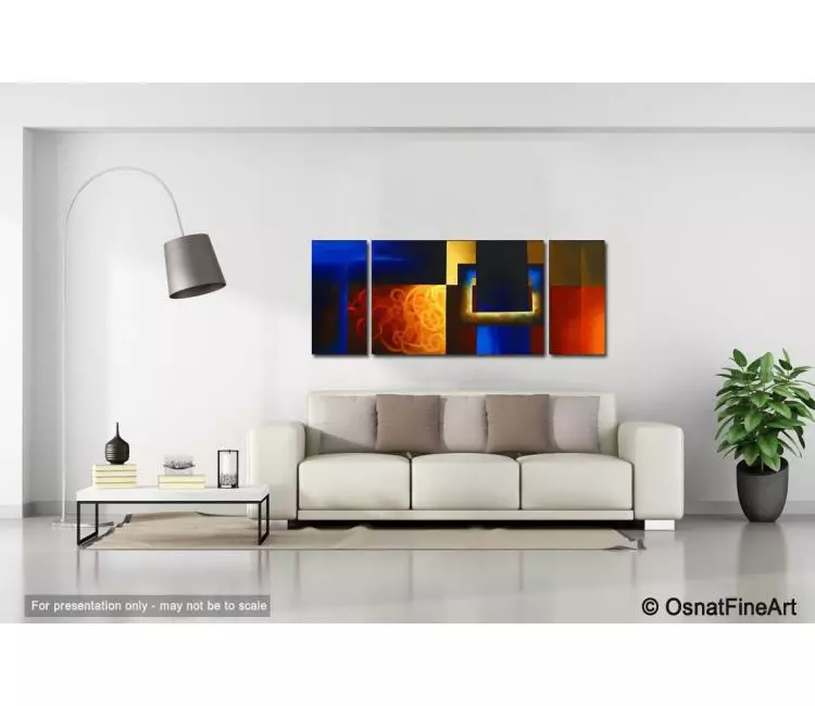 abstract painting - living room 2