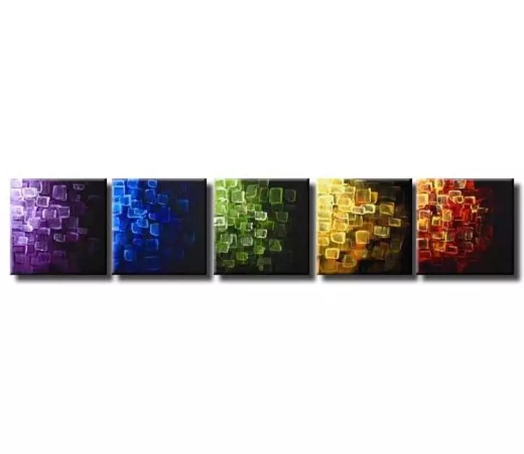 abstract painting - colorful modern wall painting