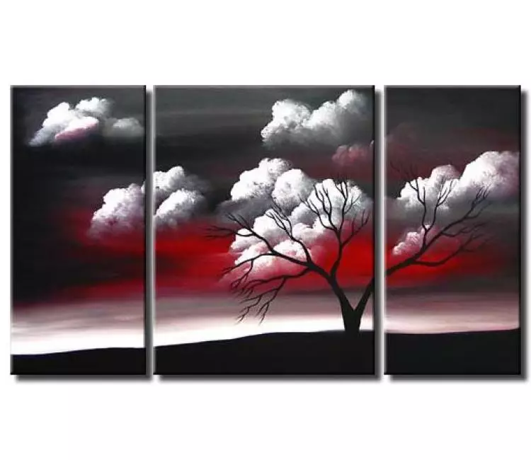 landscape painting - Contemporary landscape abstract paintings for bedroom living room office and wall decor original contemporary canvas art