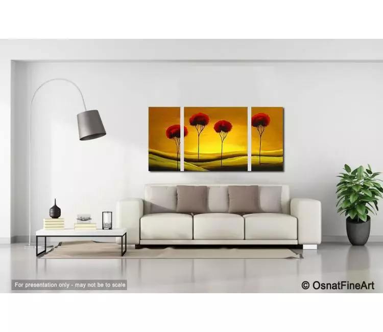 forest painting - living room 2