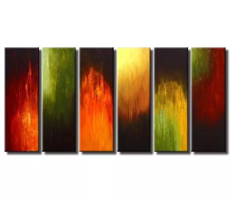 abstract painting - multi panel canvas art
